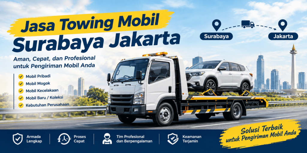 Jasa Towing Mobil Surabaya Jakarta Profesional No 1